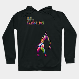 Eva's Symphony: Evangelion-Inspired Artistry Hoodie